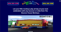 Desktop Screenshot of bouncehousemonkeys.com